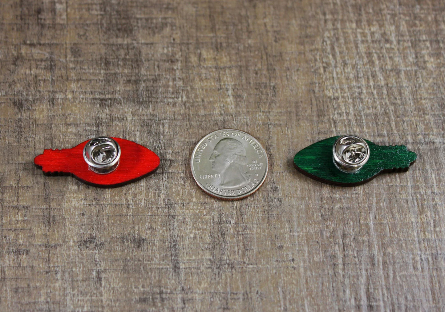Christmas Lightbulb Pin