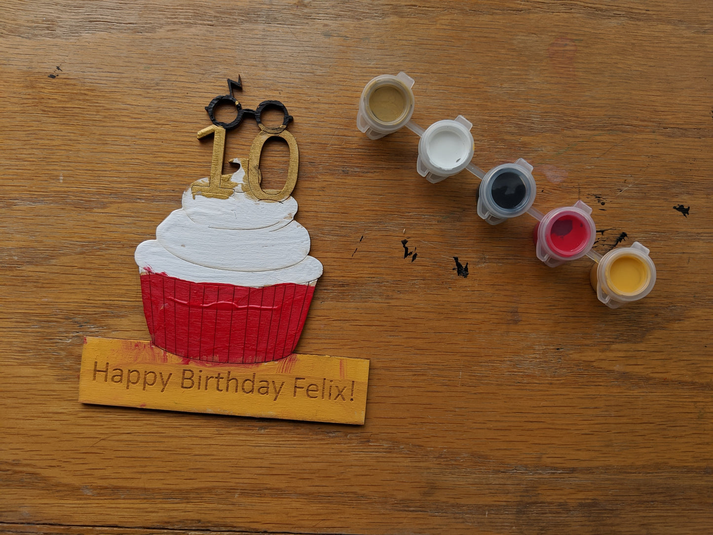 Custom Birthday Cupcake Painting Kit