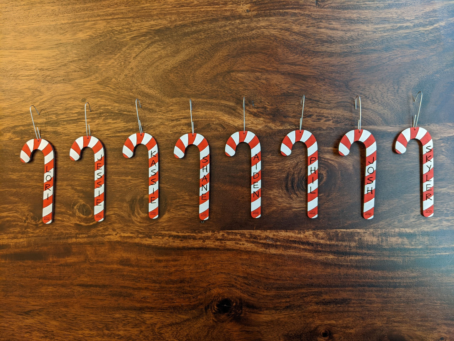 Custom Candy Cane Christmas Ornaments
