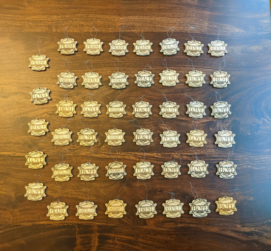 Positive Words Ornaments